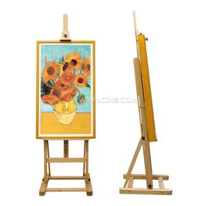 21.5 HD Anti-Glare LCD Digital Wooden Frame Smart Advertising Signage