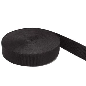 3.5cm Black Elastic Webbing High Tenacity Woven Polyester Elastic Band