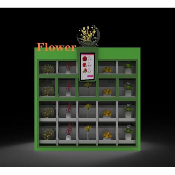 Quality IP54 Bouquet Vending Machine 40 Bouquets Touch Screen Vending Machine for sale