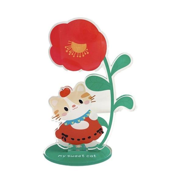 Quality Custom Cute And Clear Acrylic Desktop Stand With UV Printing As Photo Frame And Acrylic Note Holder for sale