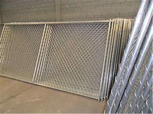 China chain link temporary construction fence panels 6FT X 10F Mesh 2 3/8  x 2 3/8 ( 60mm x 60mm ) x 12 gauge wire on sale