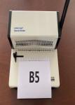 B5 Wire Comb Binding Systems Loose Leaf Hole Punching Binding Machine