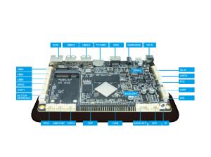 China Embedded RK3288 Quad Core Motherboard LVDS EDP Interface For Smart Kiosk Digital Signage wholesale