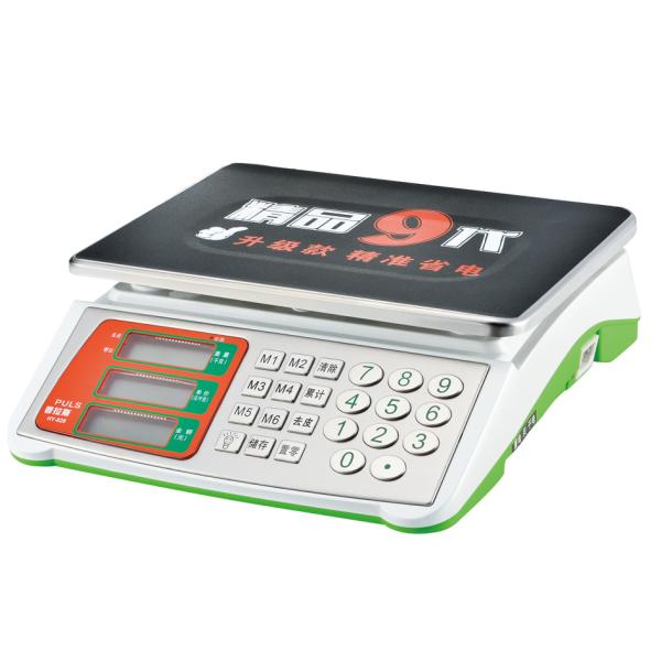 LCD Display Digital 60kg Weight Computing Scale with ODM Support and Customized