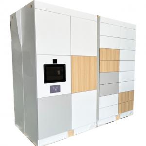 China High Security Steel Storage Lockers Wooden Cabinet Lock Smart Parcel System Metal 12 Door wholesale