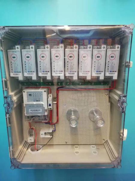 Quality 35mm Din Rail Keypad Prepaid Electric Meter With RF Communication Remotely Monitoring for sale