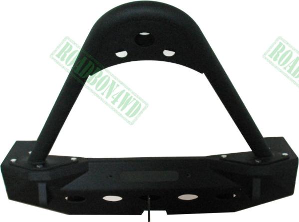 Quality 07-16 Jeep Wrangler JK Power Front Bumper Auto Bumper Front Winch Bumper for JK Wrangler BLACK FRONT BUMPER FOR JK for sale