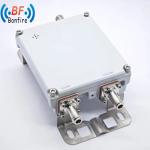 50W VHF Diplexer Duplexer Low Pim RF Combiner for 2 Way Radio System DIN-F