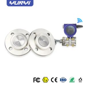 Battery Powered Wireless Differential Pressure Level Gauge with Dual Flange