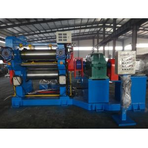 China 22 Inch Two Roll Mixing Mill 90Kw Rubber Kneading Machine wholesale
