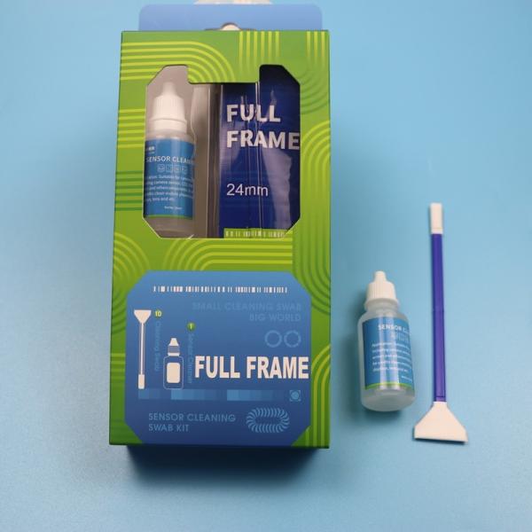 Quality 2 In 1 Lint Free Camera Cleaner Microfiber Sensor Swab Full Frame Camera Cleaning Kit With Liquid for sale