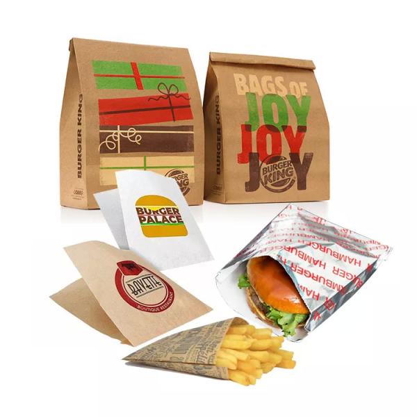 Foods Translucent Biodegradable Wax Paper Bags With Adhesive Strip Gusset Glassine Envelopes