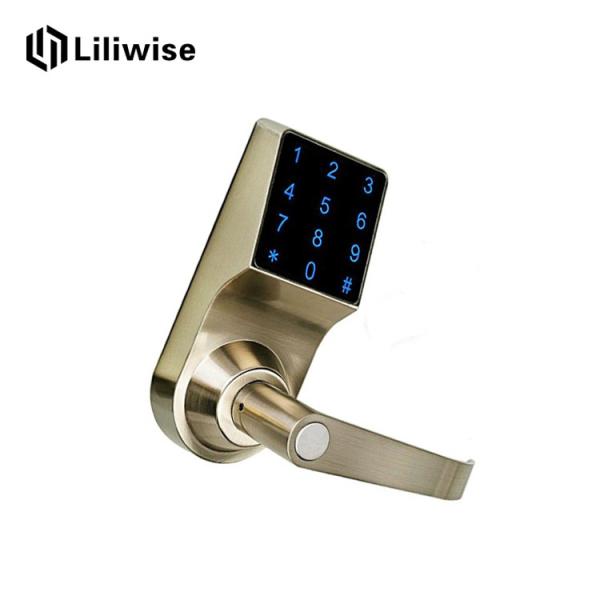 Digital Electronic Keypad Door Lock Code Card Remote Control Elgant Acrylic