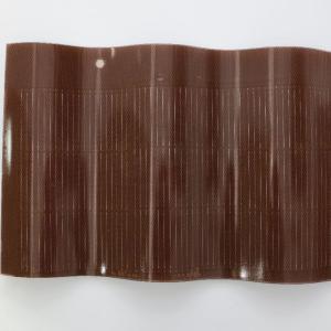 Customized Curved Solar Roof Tiles Max Fuse Current 25A BIPV Solar Panel Module 50W