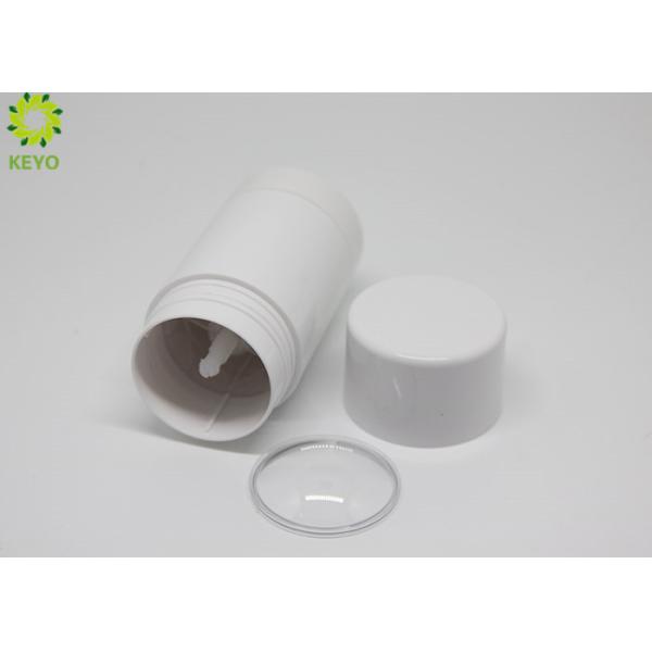 50ml 75ml 30ml Twist Up Deodorant Stick Containers Packaging Round Plastic Container
