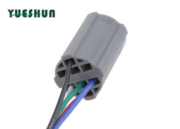 Quality 19mm Push Button Switch Socket Connector Flame Retardant 5 Pin 30cm Wire Pigtail for sale