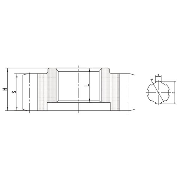 M8 Drive Pinion For Construction Elevator Quenching And Nitriding Treatment