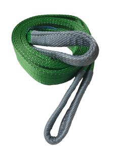 China Adjustable Polyester Webbing Sling Single Layer Polyester Lifting Belt wholesale
