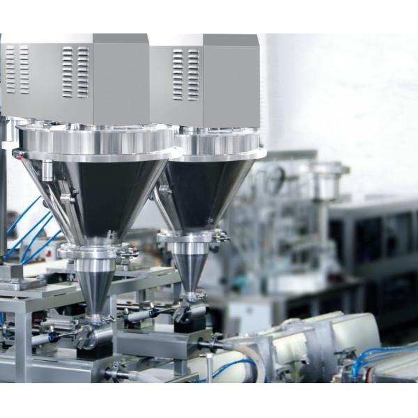 Vacuum Semi Automatic Packaging Machine , Rotary Packing Machine High Measurement Accuracy