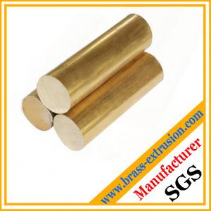 China copper alloy extruded casting round brass bars brass rods Polished, brushed, electroplated, antique surface wholesale