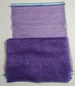 China Violet Color Mesh Netting Bags Plastic Raschel Drawstring Bagonions Garlic Pepper Lemono wholesale