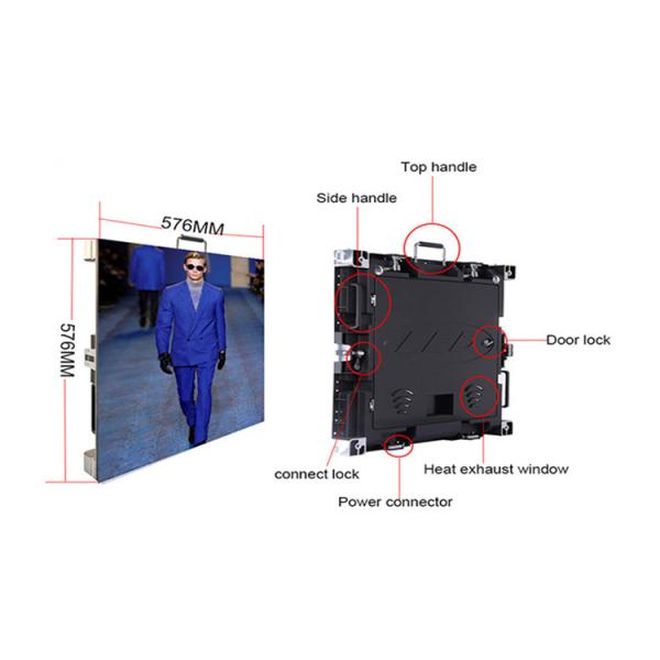 192*192mm P3 Full Color Advertising Indoor LED Display