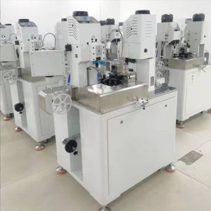 AC220V Fully Servo Double Head Terminal Machine With LCD Screen