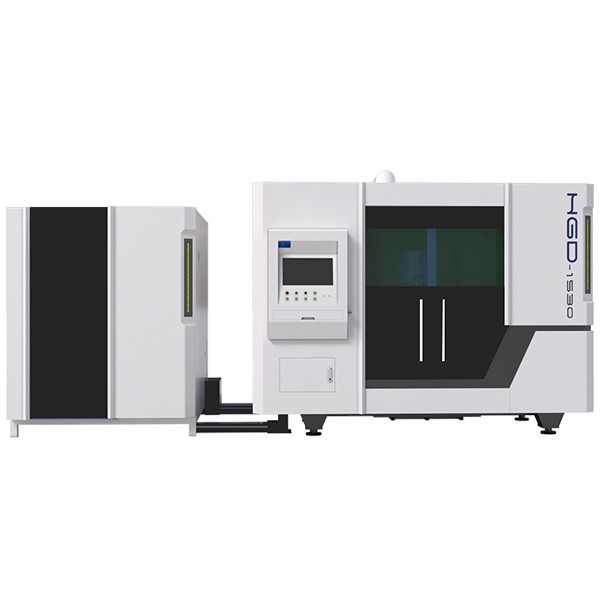 Whole Surrounding 3kw 4kw 6kw Fiber Laser Cutting Machine With Exchange Table