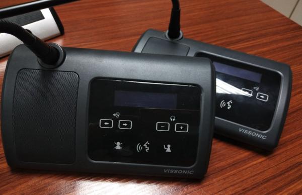 Quality -46 dBV / Pa Sensitivity Wireless Conference Microphone With Language Interpretation for sale