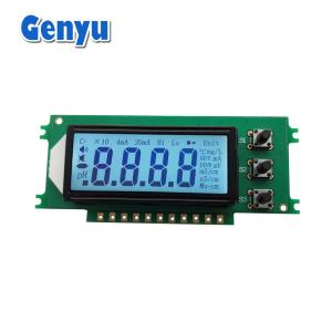 China HT1621 4 Digit 7 Segment LCD Display FSTN Screen With White Backlight wholesale