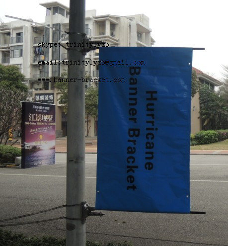 light pole sign flag banner hardware
