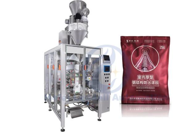 Gusseted Bag Vertical Form Fill Seal Machine , VFFS Bagging Machine With Auger