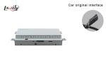 Portable AUDI A6L / Q7 Car Multimedia Navigation System with BT , Trajectory