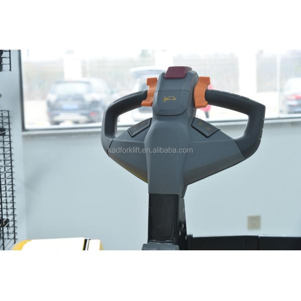 1.6 Ton Reach Pallet Stacker Rated Loaded Electric Counterbalanced Stacking Forklift