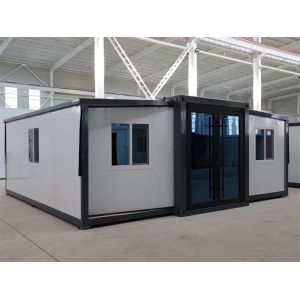 Mobile Folding Expandable Container House Double Wing Prefabricated Modular