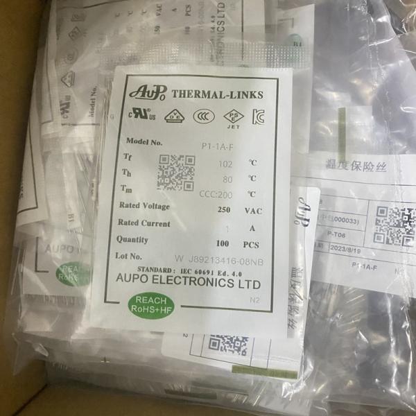 AUPO Thermal Link Fuse Cutoffs Switch P2-1A-F 1A 250V 115C P1-1A-F P3-1A-F P4-1A