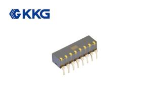 1.27MM Half Pitch Dual Inline Package DIP Switch POM plastic Operator 500VDC