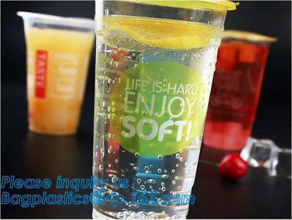 drink water juice bottle cup, disposabledrinking water cup,disposable cup,colorful party clear pp disposable plastic cup