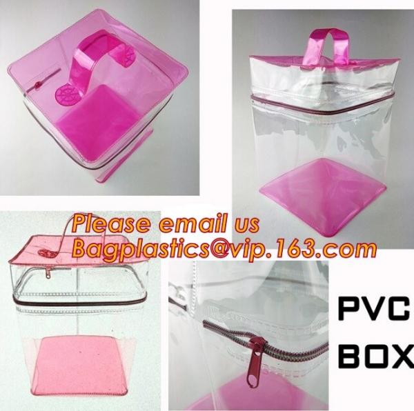 Quality Custom made all kinds transparent plastic make up bag clear pvc cosmetic bag for women, new fashion eco-friendly cheap w for sale