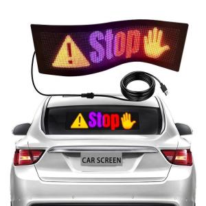 China 5mm Pixel Pitch Smart App Programmable Car LED Sign for Flexible Advertising Messages wholesale