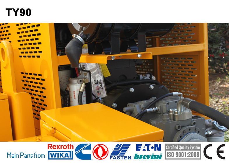 TY90 Overhead Line Stringing Tools 90kN Hydraulic Cable Puller