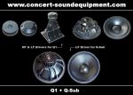 480W Line Array Speaker Sound System ,With1.4"+2x10" Neodymium Drivers And Built