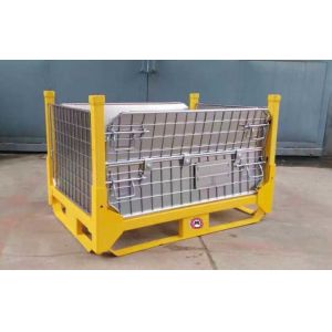 Industrial Warehouse Collapsible Wire Container Large Load Capacity