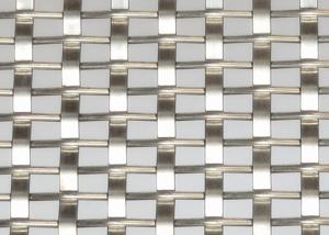 China SS316 Natural Colour Weave Mesh Decorative Wire Mesh Panel For Architectural Woven Wire Mesh on sale