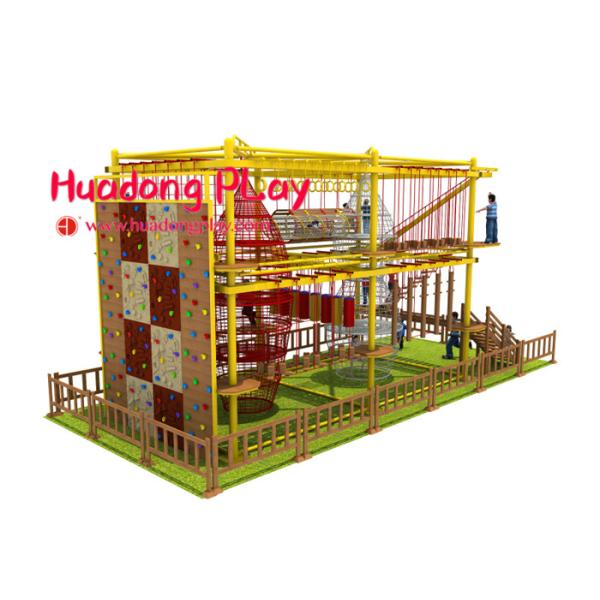 Kindergarten Indoor Adventure Playground , Fun Indoor Playground Climbing Frames