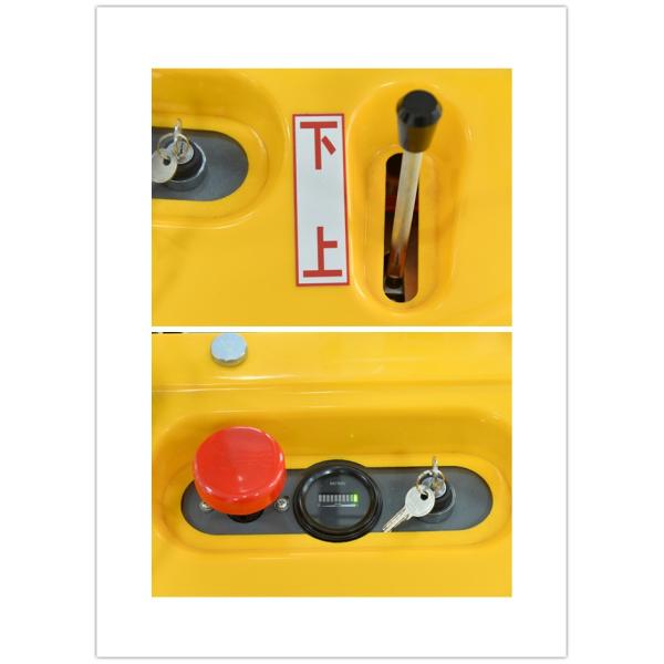 Fork Width Adjustable Electric Pallet Stacker 1 Ton 2 Ton DC Motor Semi Electric Stacker