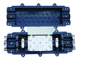 Horizontal ODF Optical Distribution Box / Joint Enclosure Box 3 In  3 Out