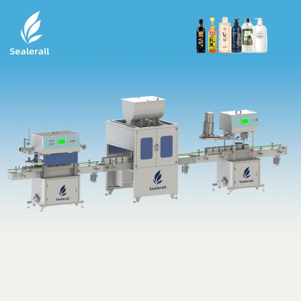 Powerful Integrated Fully Automatic Liquid Filling Machine Automatic Bottle