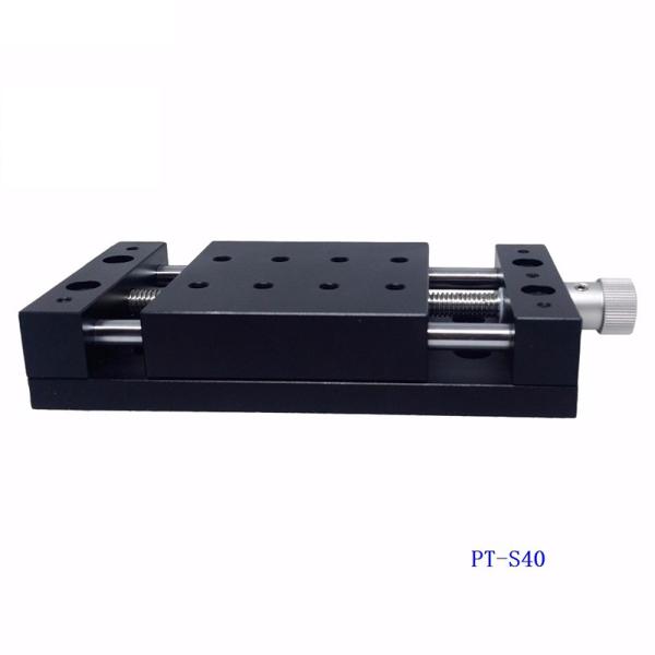 Quality 40mm / 80mm Travel X Axis Displacment Stage , Manual Linear Stage , Sliding Table for sale