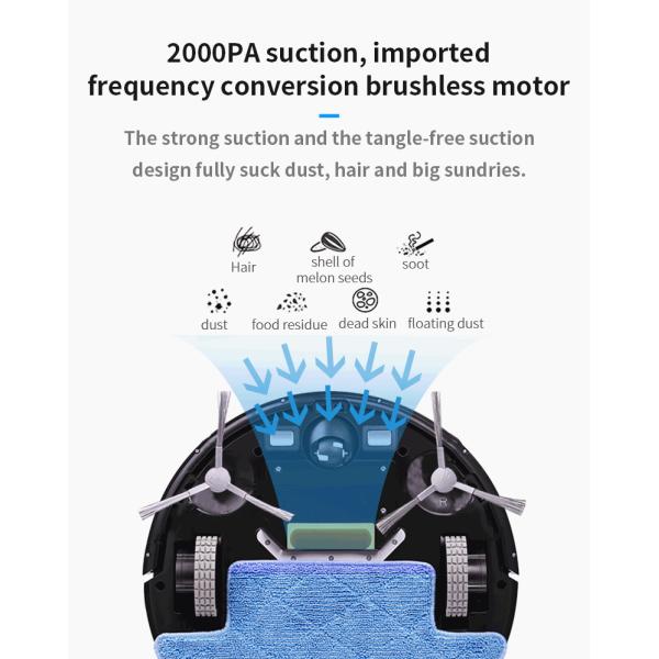 Smart Robot Vacuum Floor Cleaner With Automatic Charging Remote Control